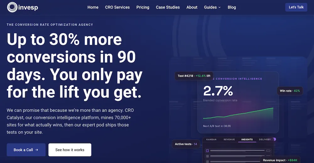 Invesp homepage