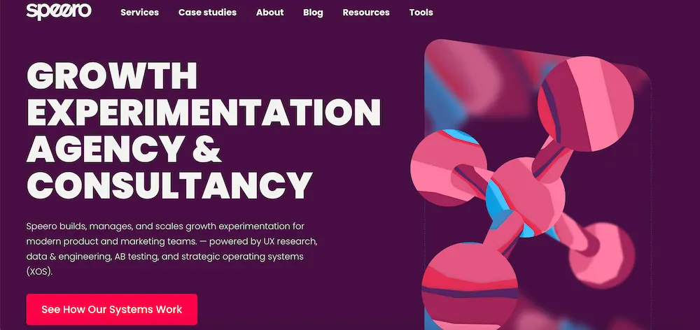 Speero homepage