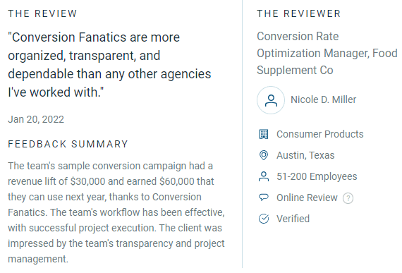 Conversion Fanatics Review