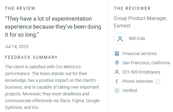 CRO reviews