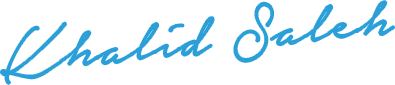 Khalid Saleh signature
