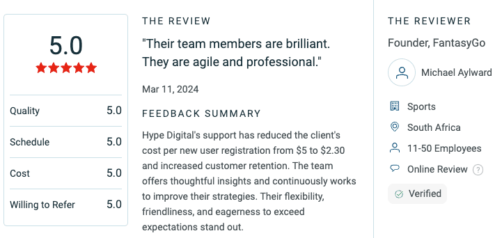 Hype Digital Reviews