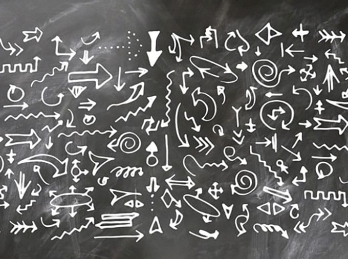 an image of symbols that can’t be understood except explained depicting how a cognitive walk through can improve website usability and conversions.
