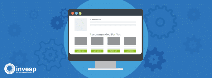 an image of a desktop screen displaying recommended products for a user