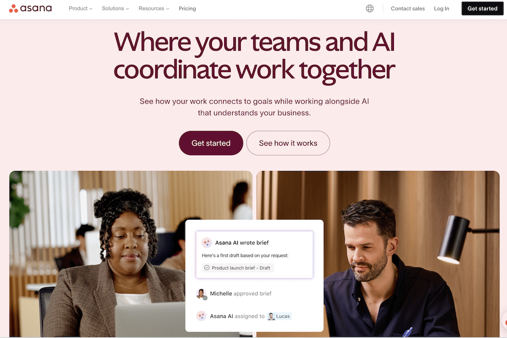 Asana value proposition example 