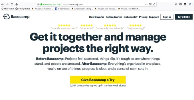Basecamp - Invesp