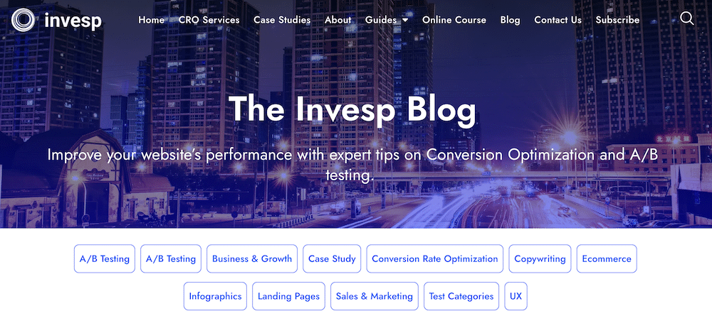 CRO Blogs Invesp CRO