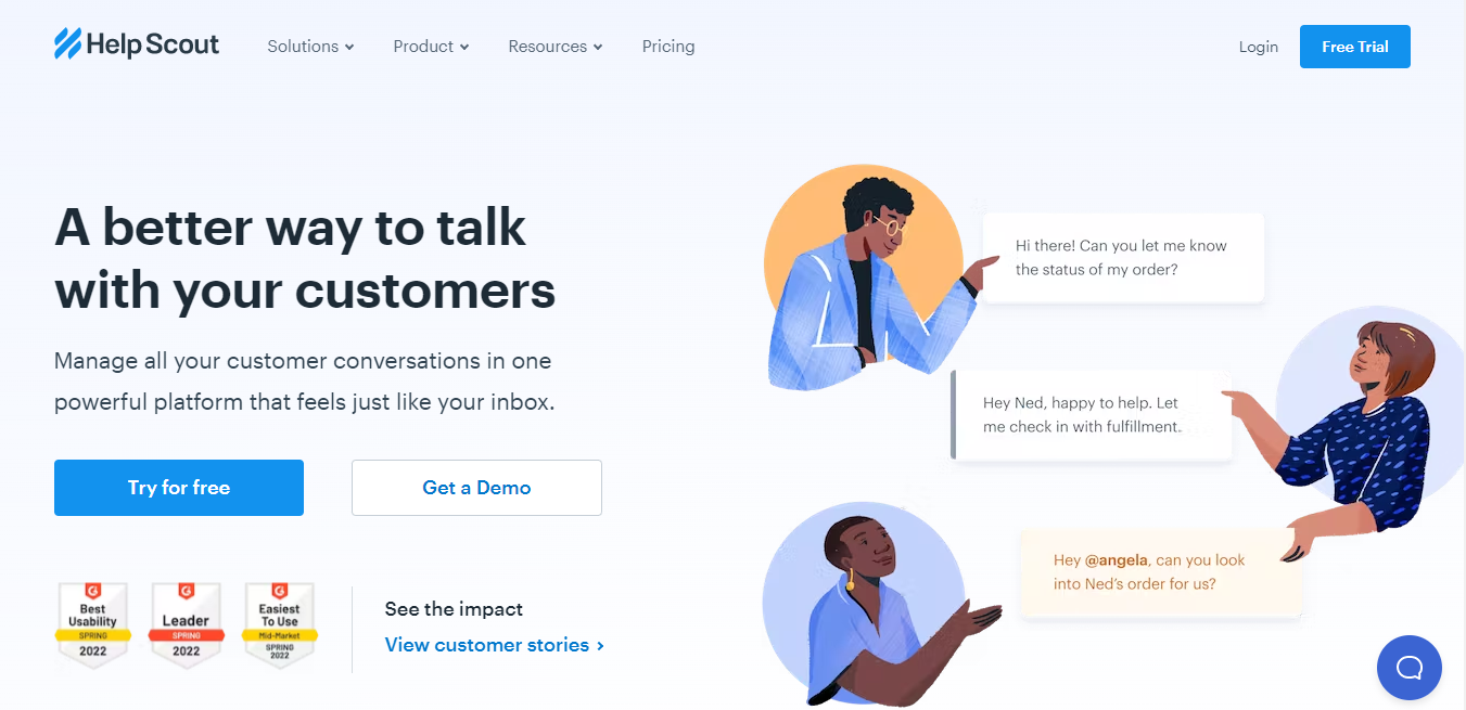 HelpScout - Invesp Simple Value Proposition