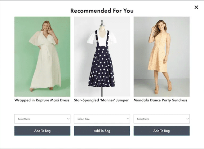 MODcloth-pop-up-example - Invesp Modcloth Pop up example