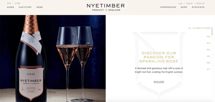 Nyetimber luxury wines