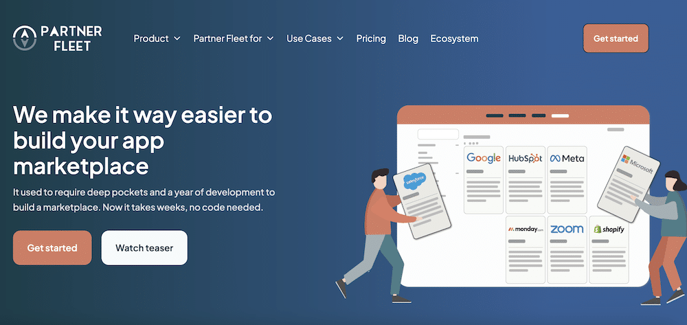 Partner Fleet SaaS value proposition 