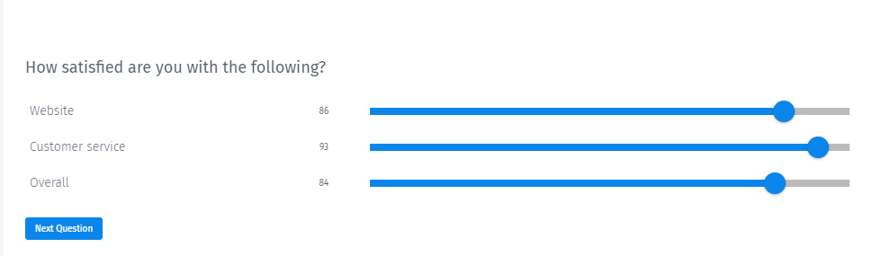 Slider question example - Invesp