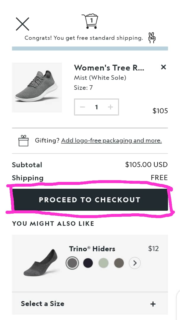 checkout button colored - Invesp
