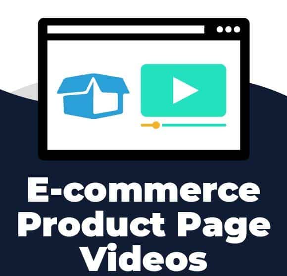 an infographic on how videos on product pages can increase conversions