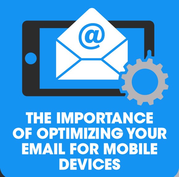 an infographic on the importance of optimizing email for mobile devices.