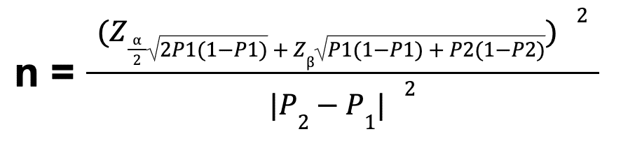 Statistical Power Formula 