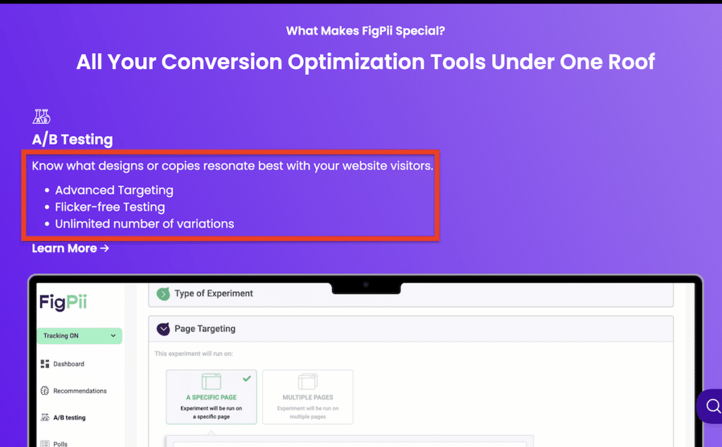 Landing page copy 