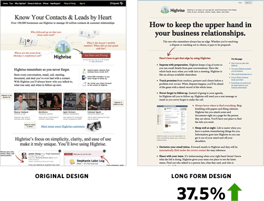 A/B Testing Forms