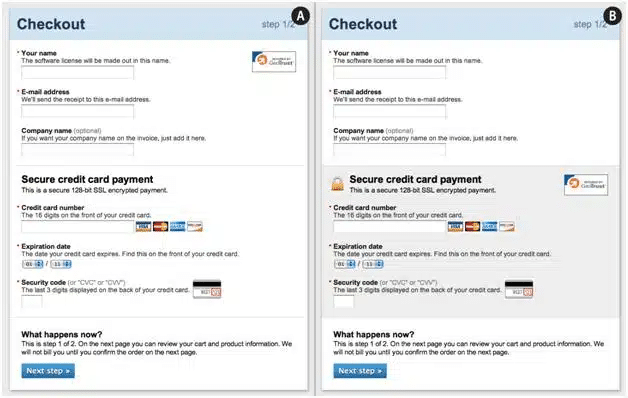unsecured-checkout-page - Invesp Unsecure checkout page example