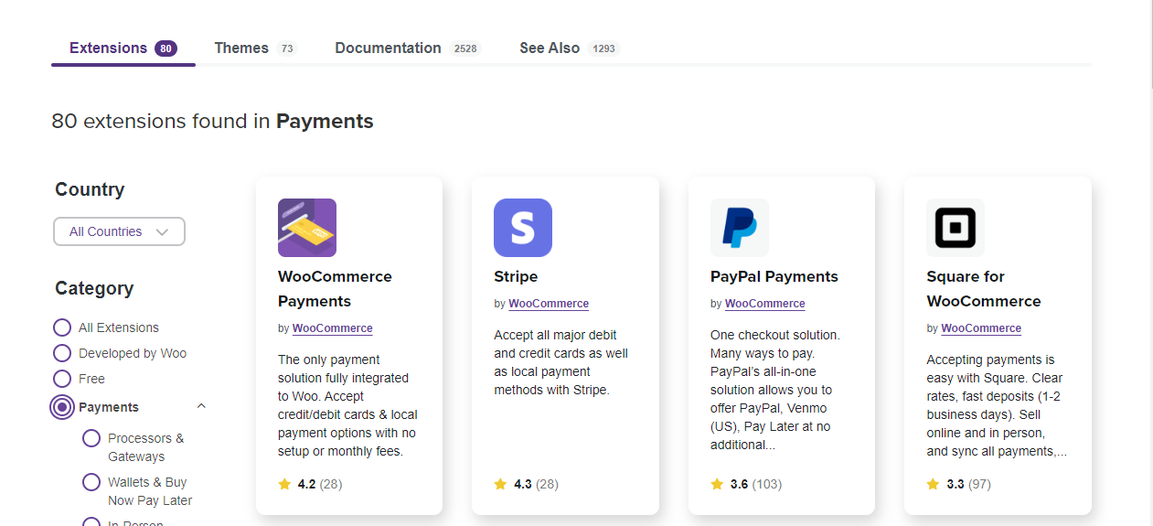 WooCommerce Extensions 