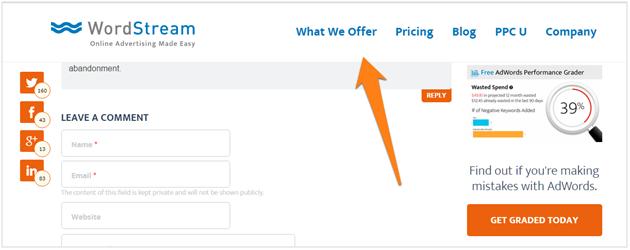 wordstream - Invesp wordstream
